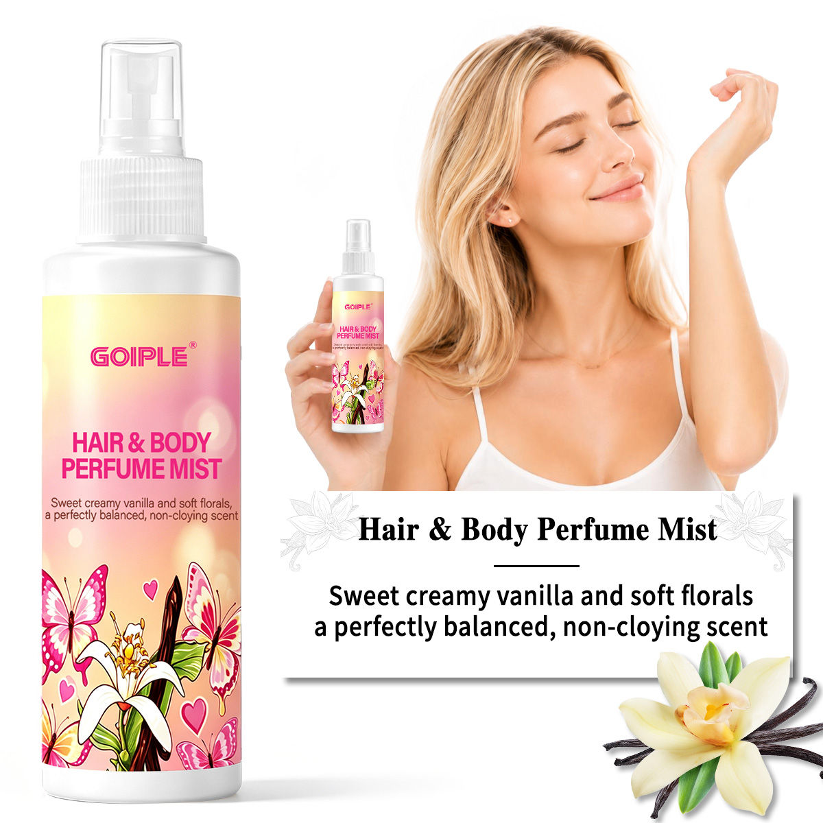 Fragrance Perfume For Hair - Perfume para Cabelo e Corpo, Spray